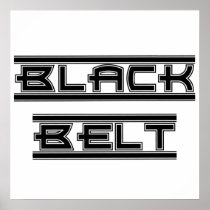 Martial Arts Black Belt Poster Print