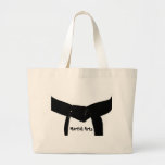 Martial Arts Black Belt Tote Bag