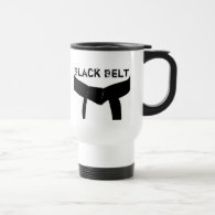 Martial Arts Black Belt Travel Coffee Mug