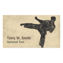 Martial Arts Business Card