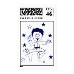 Martial Arts Celebration Boy Postage Stamps