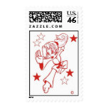 Martial Arts Celebration Girl Postage Stamps