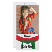 Martial Arts Christmas Card photo cards