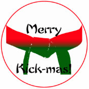Martial Arts Christmas Ornament photosculpture