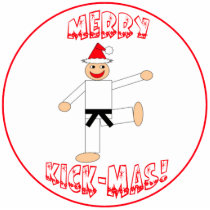 Martial Arts Christmas Ornament Photo Sculpture