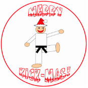 Martial Arts Christmas Ornament photosculpture