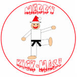 Martial Arts Christmas Ornament Photo Sculpture