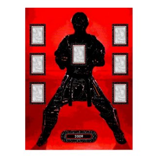 Martial Arts Collage Poster 01 Template print