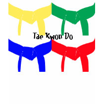 Martial Arts Colored Belts T-Shirt-Kids by loraseverson Martial Arts Colored Belts T-Shirt-Kids