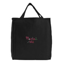 Martial Arts Embroidered Bags