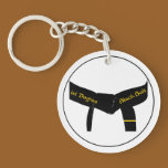 Martial Arts First Degree Black Belt Key Chain key chains