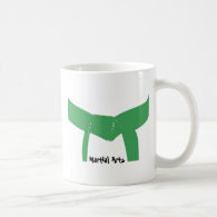 Martial Arts Green Belt Coffee Mug