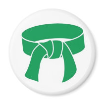 Martial Arts Green Belt Magnet