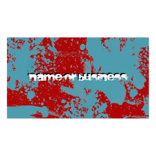 martial arts : grunge silhouettes : business cards (back side)