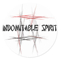 Martial Arts Indomitable Spirit Sticker
