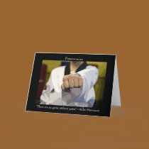 Martial Arts Inspirational Card by loraseverson Martial Arts Inspirational Card
