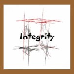 Martial Arts Integrity Poster posters