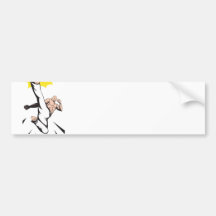 Martial Arts Kung Fu Karate Kick Bumper Sticker