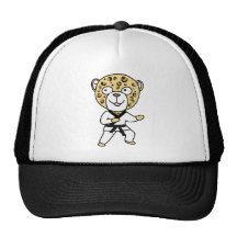 Martial Arts Leopard Mesh Hats