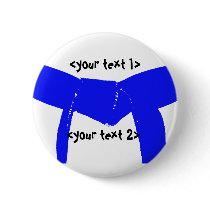 Martial Arts Light Blue Belt buttons