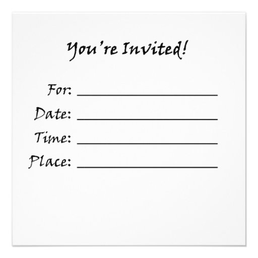 Martial Arts Lightning Invitations