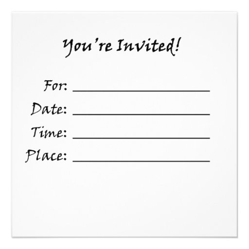 Martial Arts Lightning Invitations