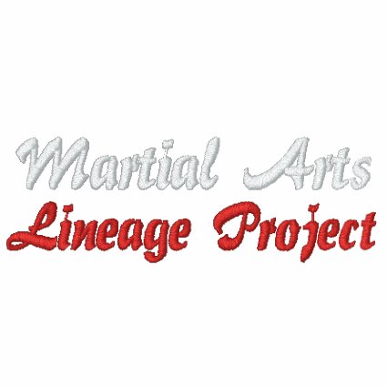 Martial Arts Lineage Project - Embroidered Shirt