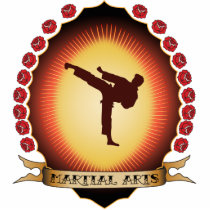 Martial Arts Mandorla photo sculptures