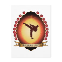 Martial Arts Mandorla postcards