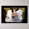 Martial Arts Middle Punch Poster posters