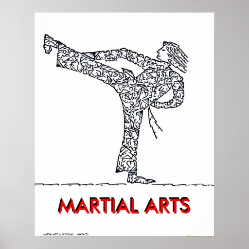 MARTIAL ARTs Posters Zazzle