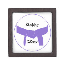 Martial Arts Purple Belt Gift Box Premium Gift Boxes