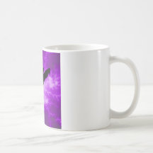Martial Arts Purple Lightning Girl Coffee Mug
