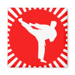 martial arts red rays magnet