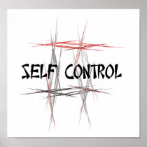 Martial Arts Self Control Poster