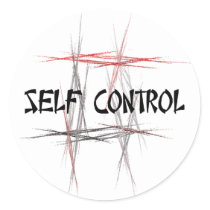 Martial Arts Self Control Sticker