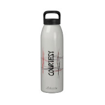 Martial Arts Tenets Courtesy Water Bottle