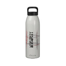 Martial Arts Tenets Integrity Water Bottle