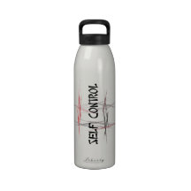 Martial Arts Tenets Self Control Water Bottle