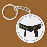 Martial Arts Third Degree Black Belt Key Chain key chains