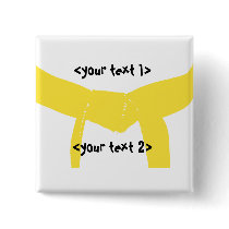 Martial Arts Yellow Belt buttons by loraseverson Martial Arts Yellow Belt buttons