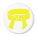 Martial Arts Yellow Belt Magnet by MartialArtsParty Martial Arts Yellow Belt Magnet