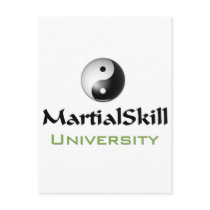 MartialSkill University postcards