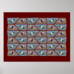 Martian $19.5 CYDONIANS-36 Note Uncut Sheet Print