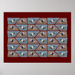 Martian $19.5 CYDONIANS-36 Note Uncut Sheet Poster