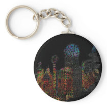 Martian City keychains