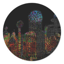 Martian City stickers