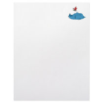 Martian Driving Rover off Ramp Letterhead Template