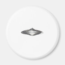 Martian Flying Saucer MCC-4890 Fridge Magnet