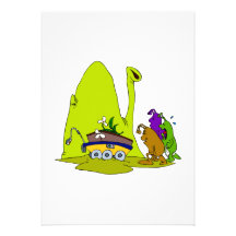 Martian Funeral Rover Custom Invite